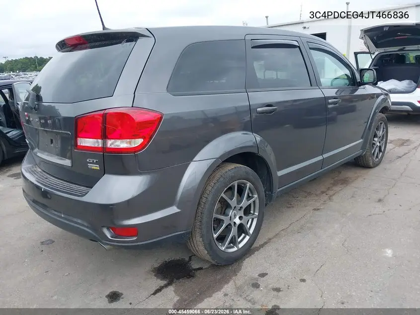 2018 Dodge Journey Gt VIN: 3C4PDCEG4JT466836 Lot: 45459066