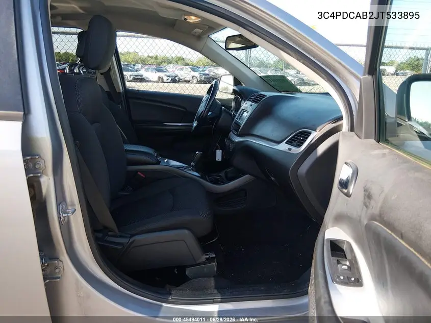 2018 Dodge Journey Se VIN: 3C4PDCAB2JT533895 Lot: 45494011