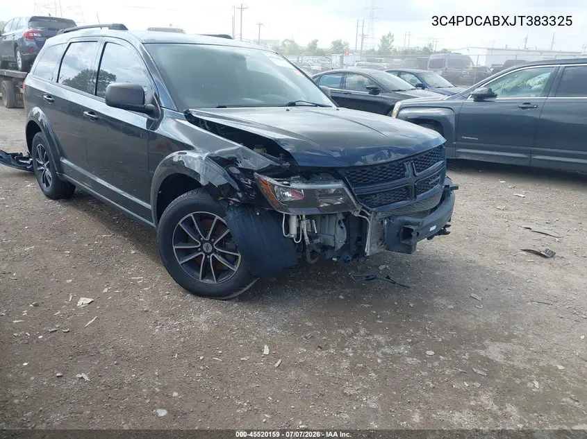 2018 Dodge Journey Se VIN: 3C4PDCABXJT383325 Lot: 45520159