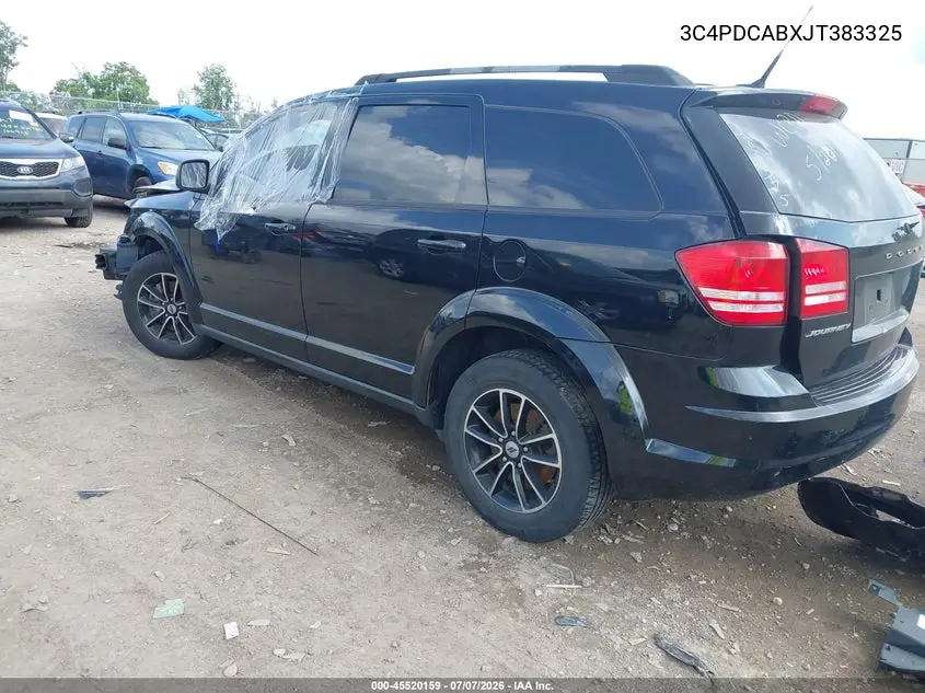 2018 Dodge Journey Se VIN: 3C4PDCABXJT383325 Lot: 45520159