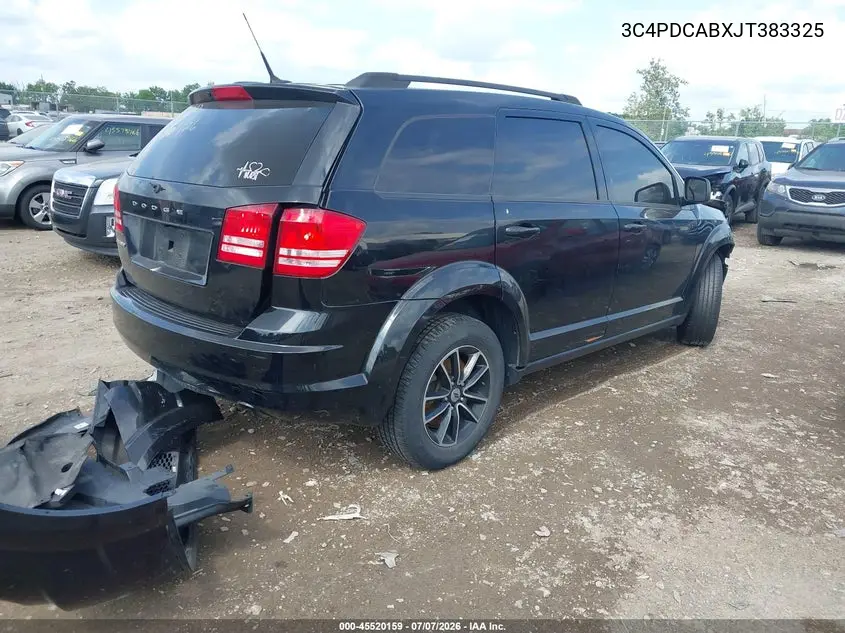 2018 Dodge Journey Se VIN: 3C4PDCABXJT383325 Lot: 45520159