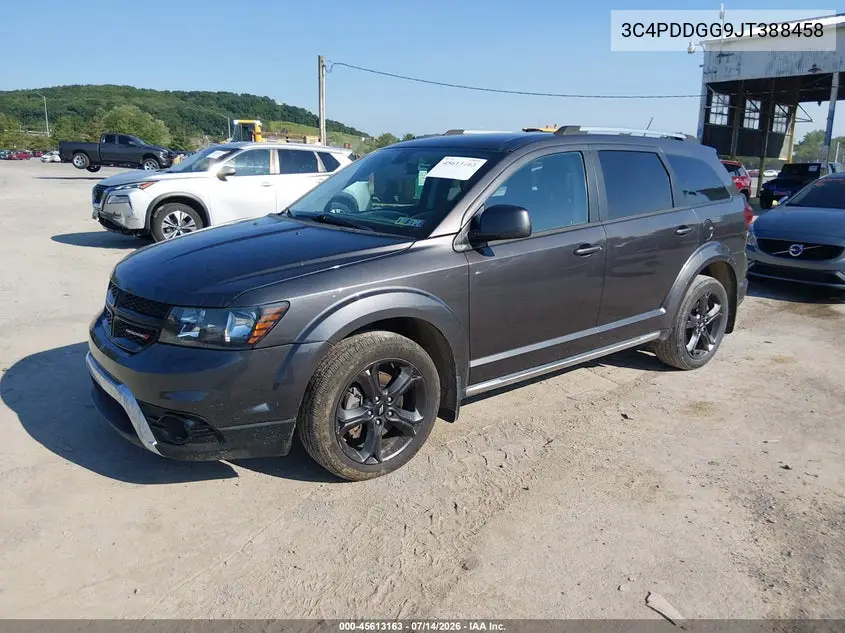 2018 Dodge Journey Crossroad Awd VIN: 3C4PDDGG9JT388458 Lot: 45613163