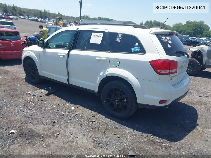 2018 Dodge Journey Gt VIN: 3C4PDDEG6JT320041 Lot: 45625971
