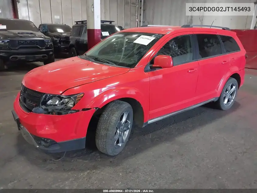 2018 Dodge Journey Crossroad Awd VIN: 3C4PDDGG2JT145493 Lot: 45659964