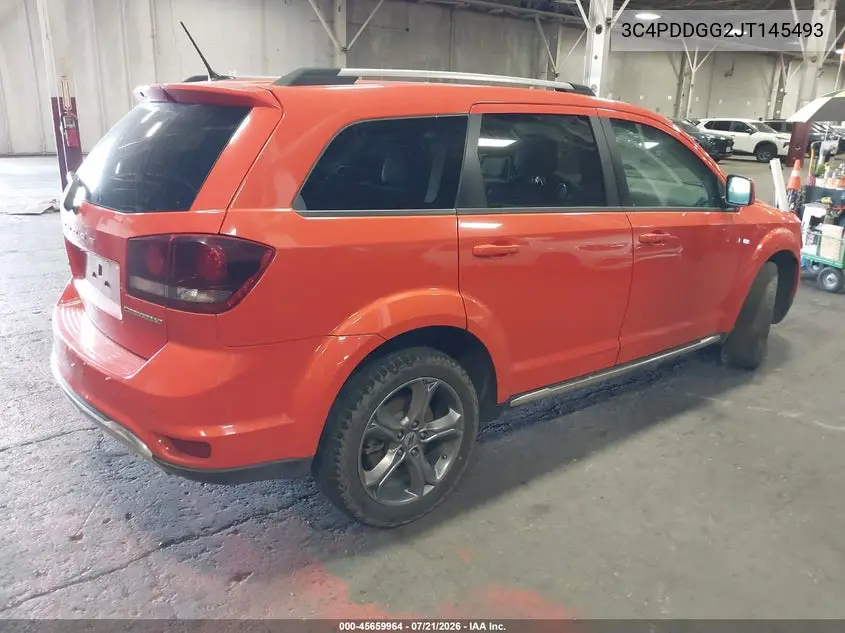 2018 Dodge Journey Crossroad Awd VIN: 3C4PDDGG2JT145493 Lot: 45659964
