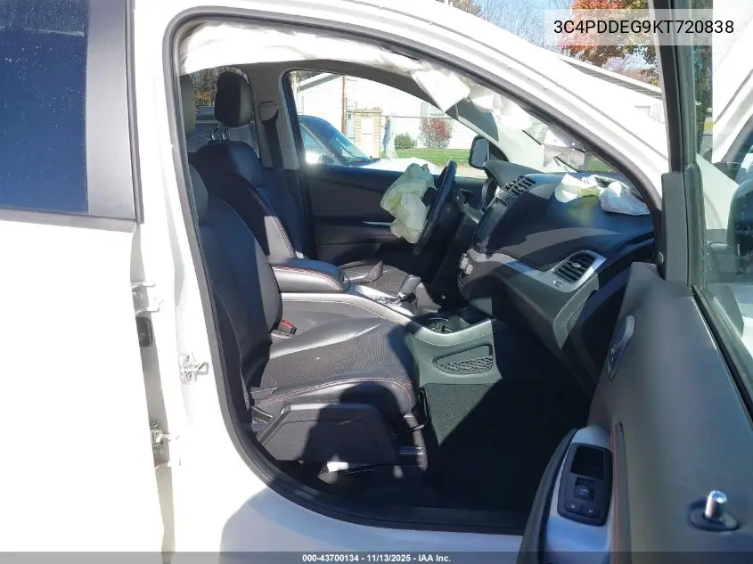 3C4PDDEG9KT720838 2019 Dodge Journey Gt Awd