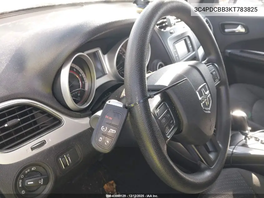3C4PDCBB3KT783825 2019 Dodge Journey Se