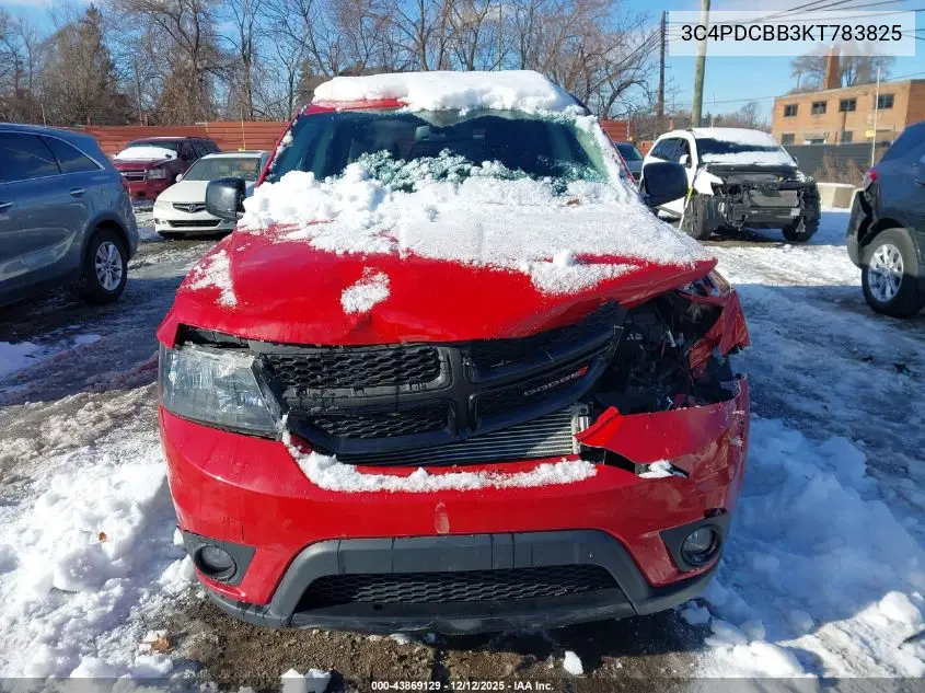 3C4PDCBB3KT783825 2019 Dodge Journey Se