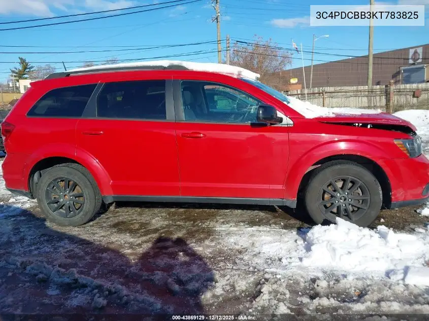 3C4PDCBB3KT783825 2019 Dodge Journey Se