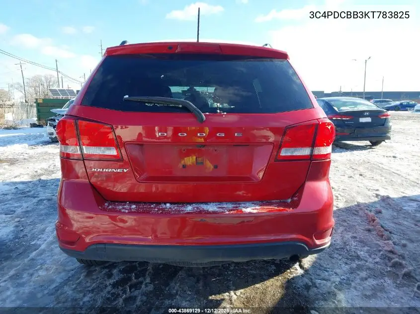 3C4PDCBB3KT783825 2019 Dodge Journey Se
