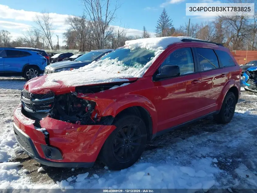 3C4PDCBB3KT783825 2019 Dodge Journey Se