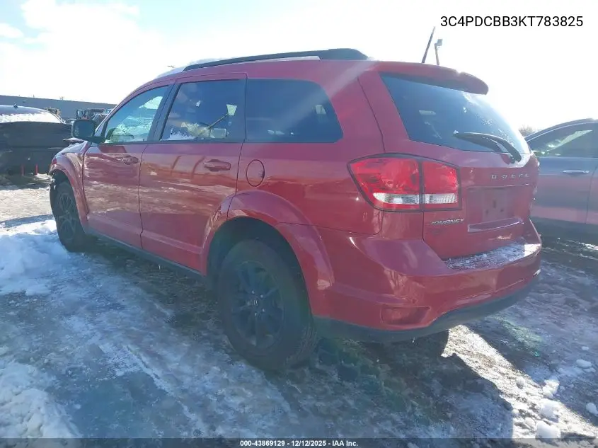 3C4PDCBB3KT783825 2019 Dodge Journey Se