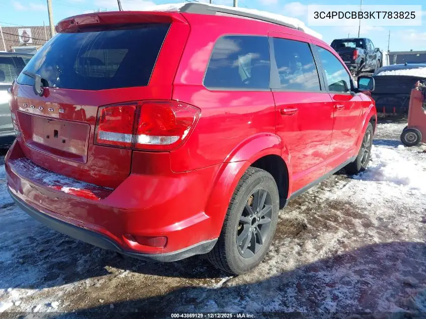 3C4PDCBB3KT783825 2019 Dodge Journey Se