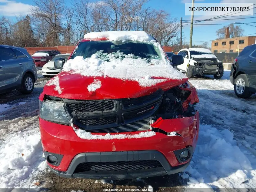 3C4PDCBB3KT783825 2019 Dodge Journey Se