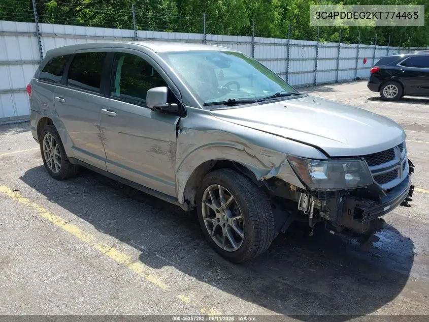 2019 Dodge Journey Gt Awd VIN: 3C4PDDEG2KT774465 Lot: 45357282