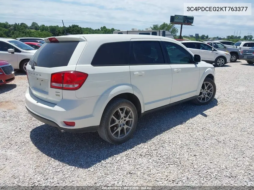 2019 Dodge Journey Gt VIN: 3C4PDCEG2KT763377 Lot: 45376073