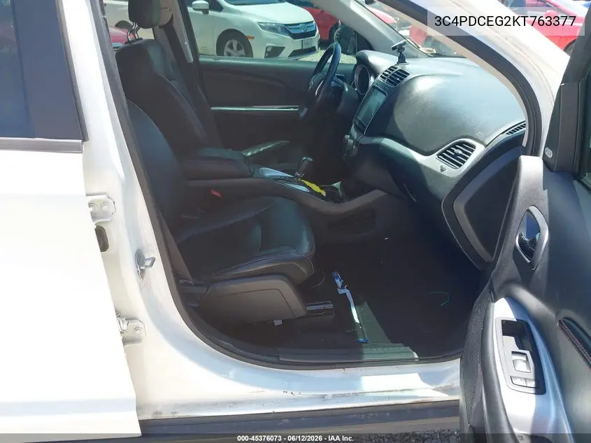 2019 Dodge Journey Gt VIN: 3C4PDCEG2KT763377 Lot: 45376073
