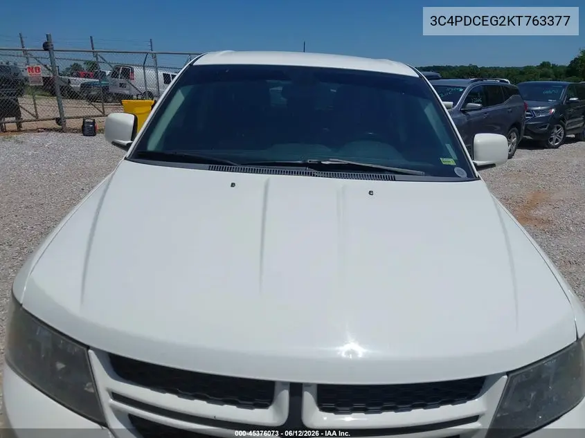 2019 Dodge Journey Gt VIN: 3C4PDCEG2KT763377 Lot: 45376073