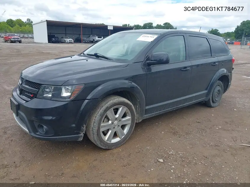 2019 Dodge Journey Gt Awd VIN: 3C4PDDEG1KT784677 Lot: 45451314