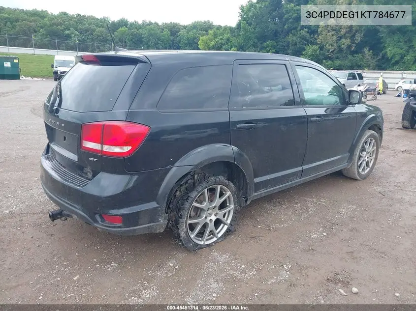 2019 Dodge Journey Gt Awd VIN: 3C4PDDEG1KT784677 Lot: 45451314