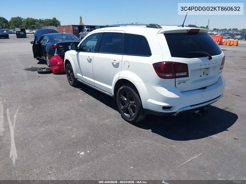 2019 Dodge Journey Crossroad Awd VIN: 3C4PDDGG2KT860632 Lot: 45455836