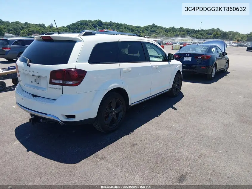 2019 Dodge Journey Crossroad Awd VIN: 3C4PDDGG2KT860632 Lot: 45455836