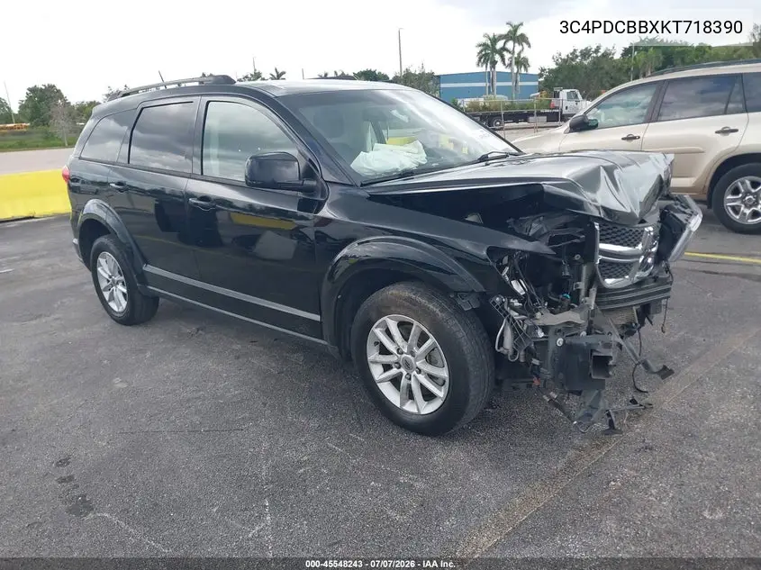 2019 Dodge Journey Se VIN: 3C4PDCBBXKT718390 Lot: 45548243