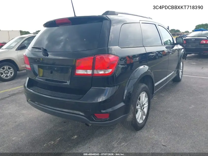 2019 Dodge Journey Se VIN: 3C4PDCBBXKT718390 Lot: 45548243