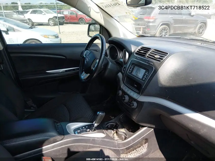 2019 Dodge Journey Se VIN: 3C4PDCBB1KT718522 Lot: 45614163