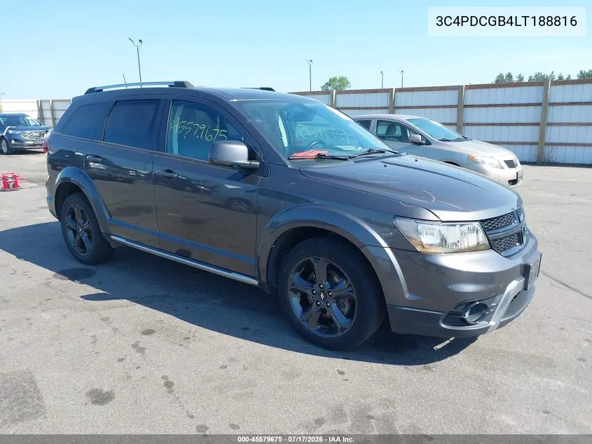 2020 Dodge Journey Crossroad VIN: 3C4PDCGB4LT188816 Lot: 45579675