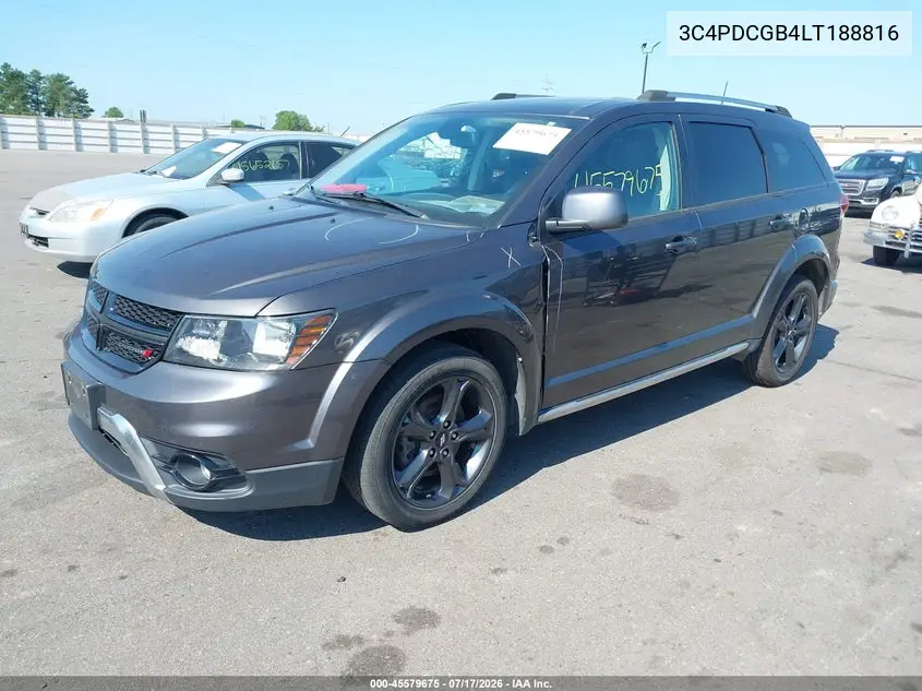 2020 Dodge Journey Crossroad VIN: 3C4PDCGB4LT188816 Lot: 45579675