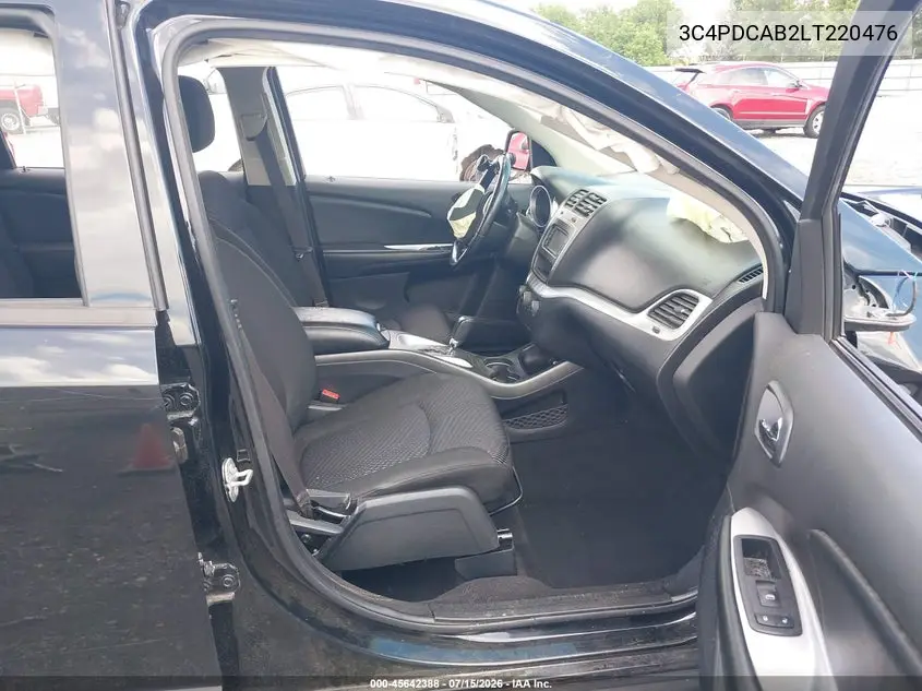 2020 Dodge Journey Se Value VIN: 3C4PDCAB2LT220476 Lot: 45642388