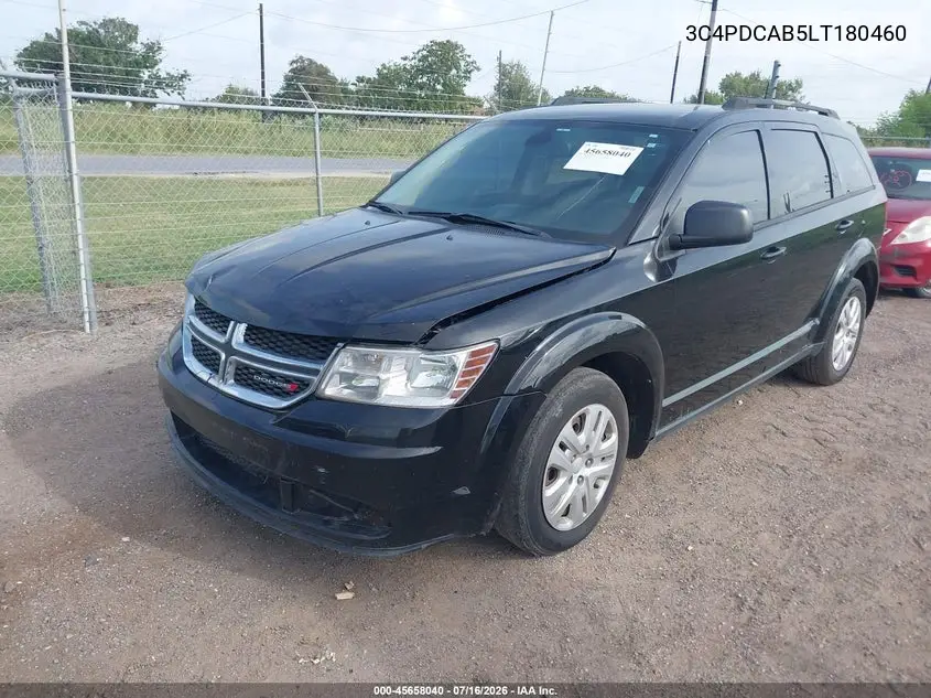 2020 Dodge Journey Se Value VIN: 3C4PDCAB5LT180460 Lot: 45658040