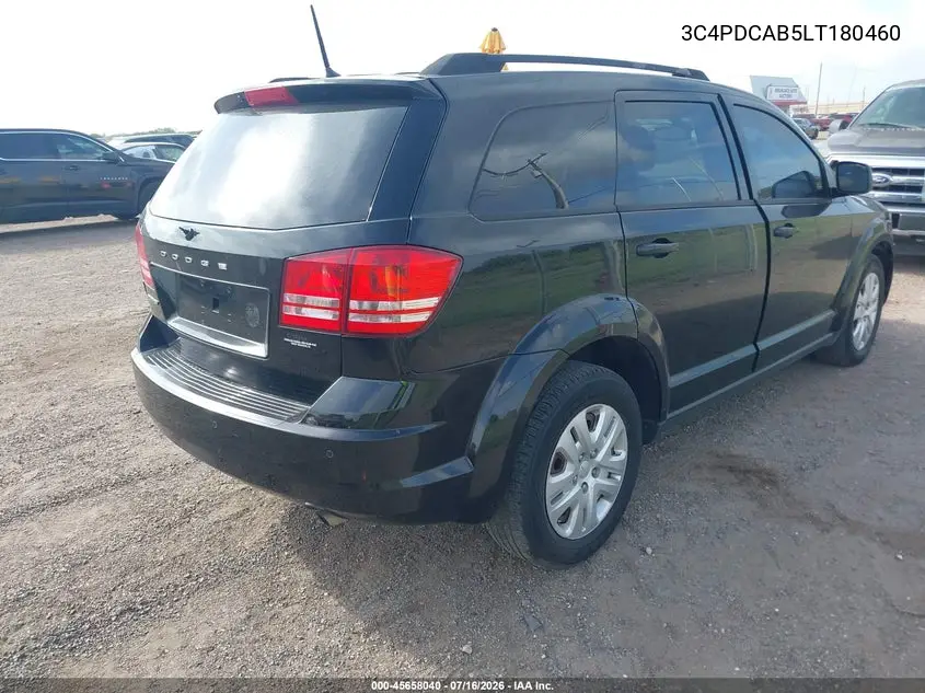 2020 Dodge Journey Se Value VIN: 3C4PDCAB5LT180460 Lot: 45658040