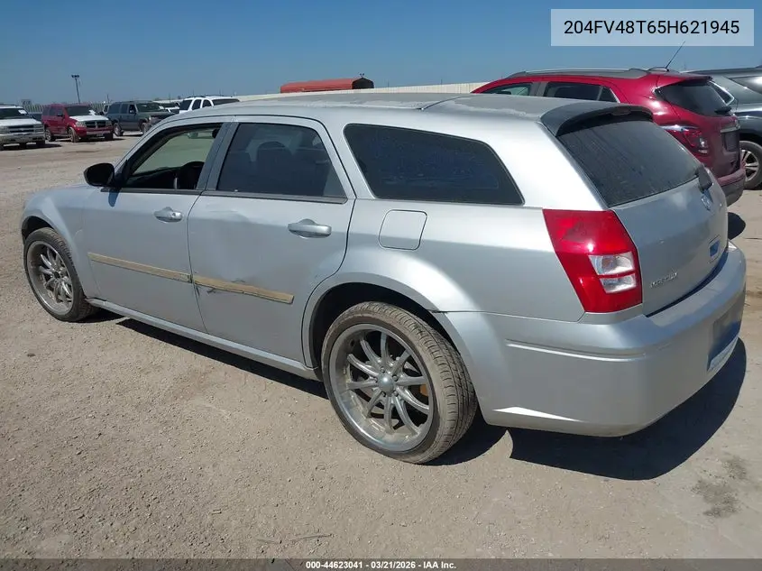 2005 Dodge Magnum Se VIN: 2D4FV48T65H621945 Lot: 44623041