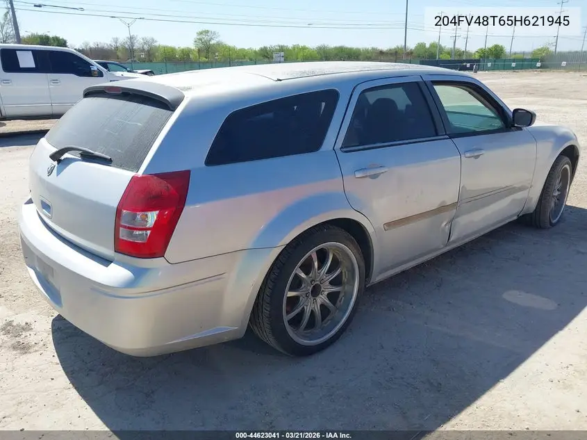 2005 Dodge Magnum Se VIN: 2D4FV48T65H621945 Lot: 44623041