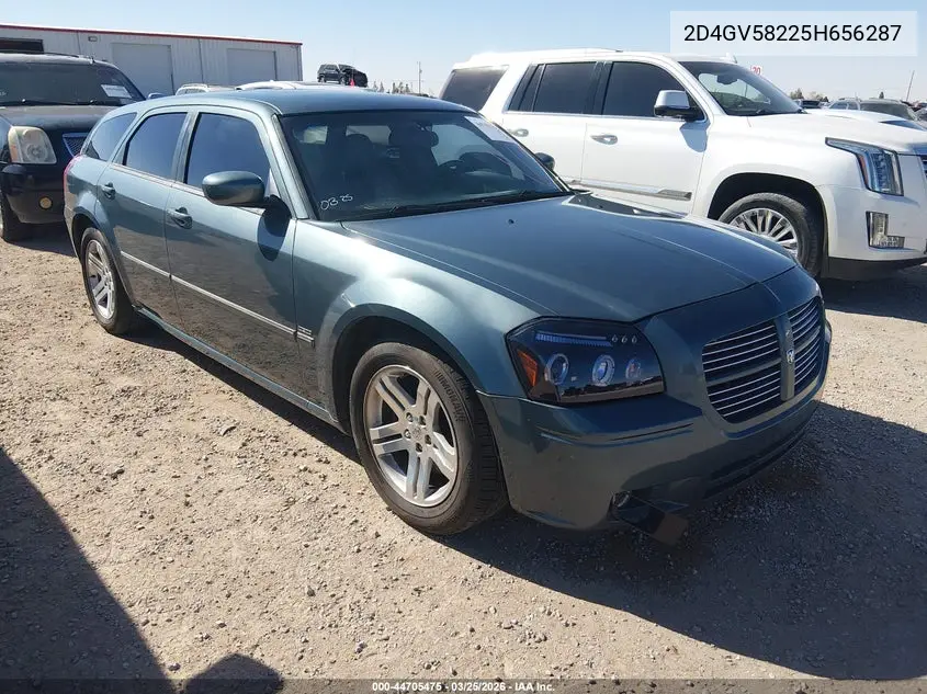 2005 Dodge Magnum Rt VIN: 2D4GV58225H656287 Lot: 44705475