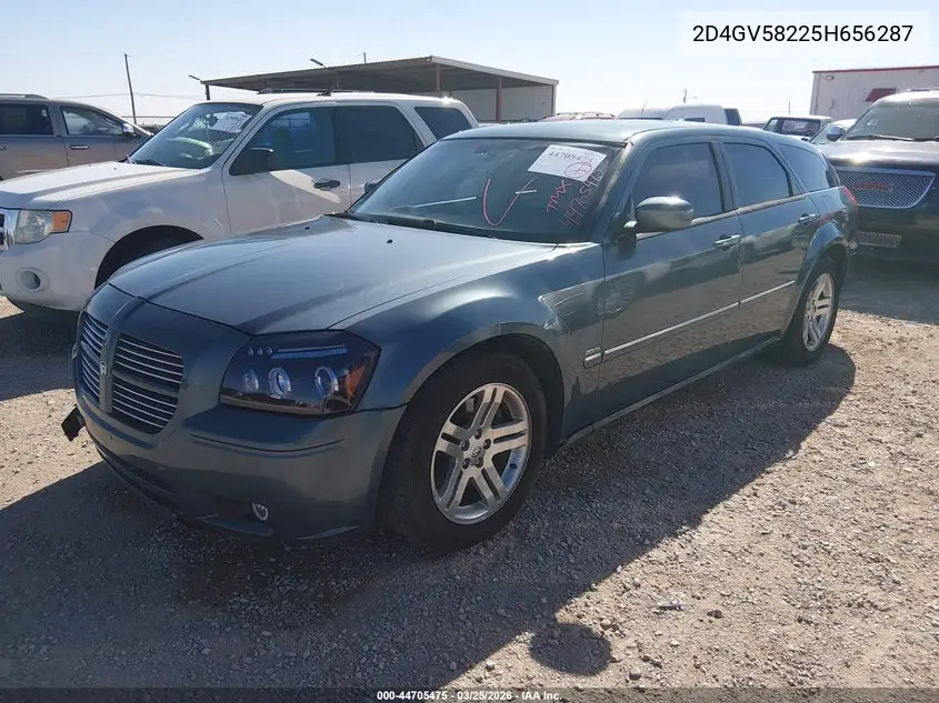 2005 Dodge Magnum Rt VIN: 2D4GV58225H656287 Lot: 44705475