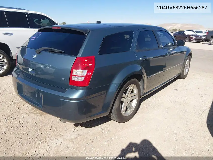 2005 Dodge Magnum Rt VIN: 2D4GV58225H656287 Lot: 44705475