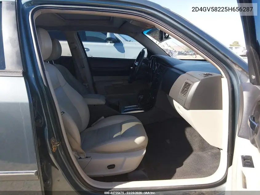 2005 Dodge Magnum Rt VIN: 2D4GV58225H656287 Lot: 44705475