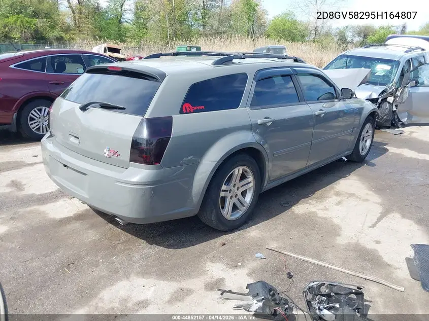 2005 Dodge Magnum Rt VIN: 2D8GV58295H164807 Lot: 44852157