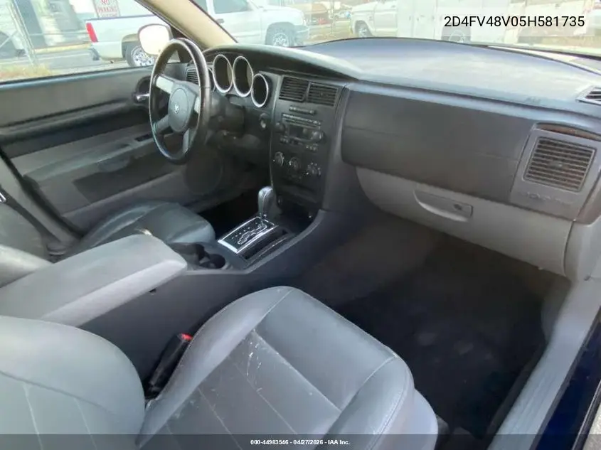 2005 Dodge Magnum Se VIN: 2D4FV48V05H581735 Lot: 44983546