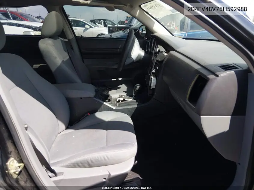 2005 Dodge Magnum Se VIN: 2D4FV48V75H592988 Lot: 45138947