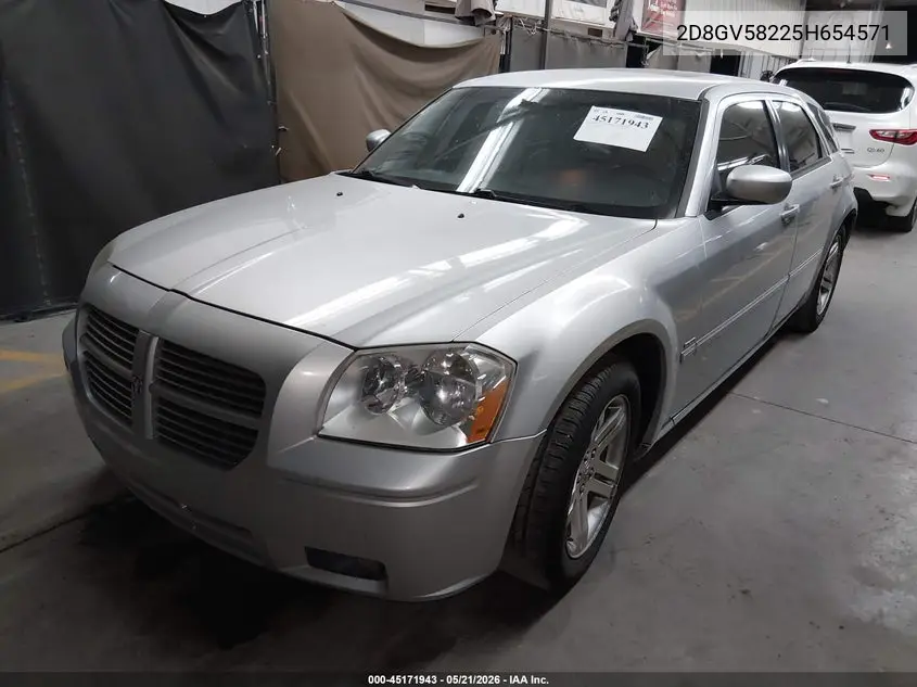 2005 Dodge Magnum Rt VIN: 2D8GV58225H654571 Lot: 45171943