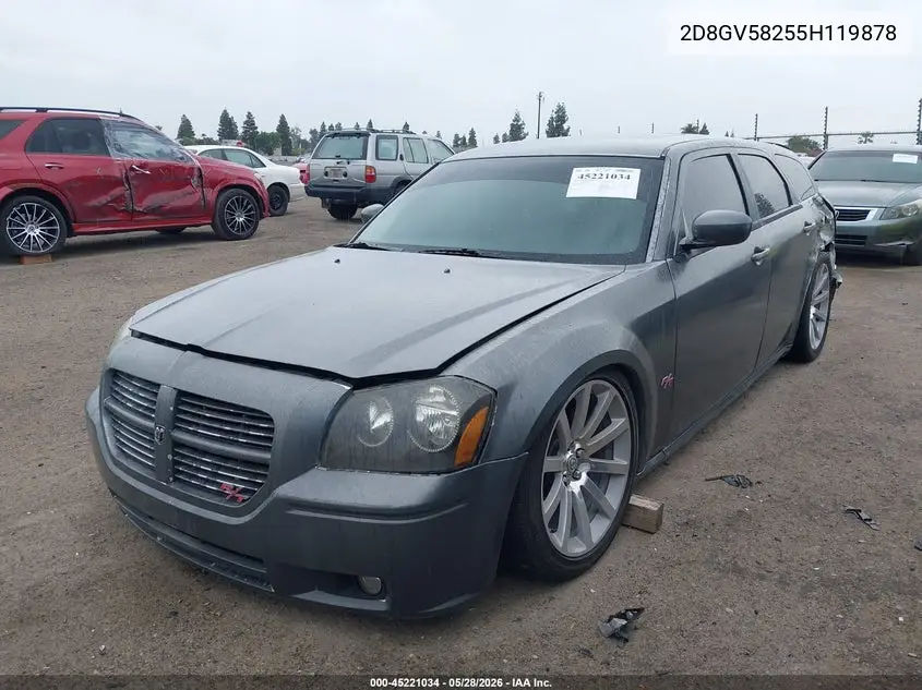 2005 Dodge Magnum Rt VIN: 2D8GV58255H119878 Lot: 45221034