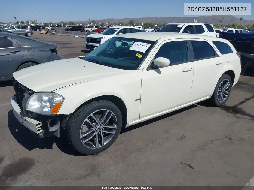 2005 Dodge Magnum Rt VIN: 2D4GZ58285H551127 Lot: 45235669