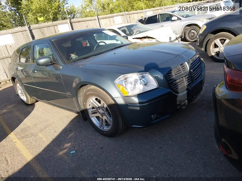 2005 Dodge Magnum Rt VIN: 2D8GV58215H618368 Lot: 45355741
