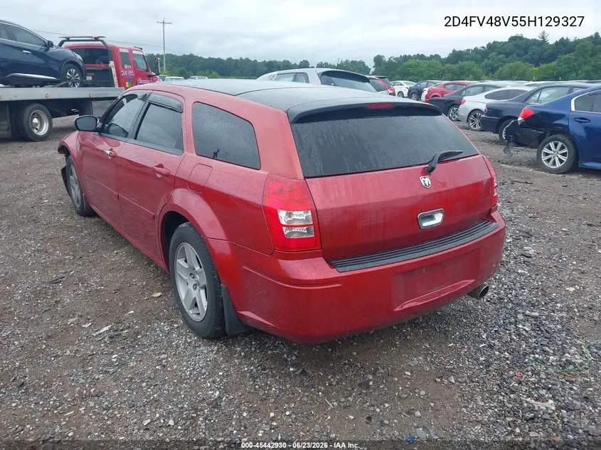 2005 Dodge Magnum Se VIN: 2D4FV48V55H129327 Lot: 45442930