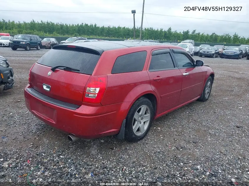 2005 Dodge Magnum Se VIN: 2D4FV48V55H129327 Lot: 45442930