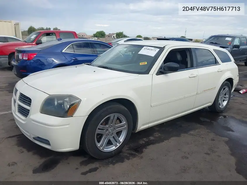 2005 Dodge Magnum Se VIN: 2D4FV48V75H617713 Lot: 45482073